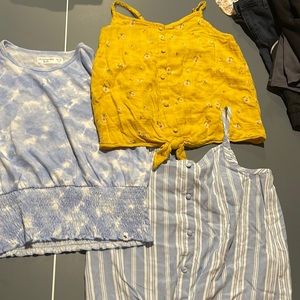 Girls Abercrombie kids tops 13/14